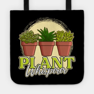 Funny Plant Whisperer Gardening Pun Tote