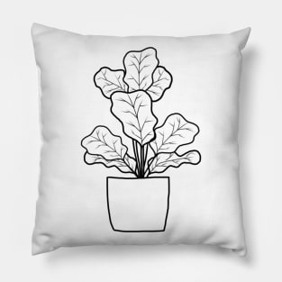 Color In Fiddle Leaf Fig Pillow