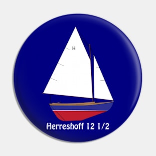 Herreshoff 12 1/2 Sailboat Pin