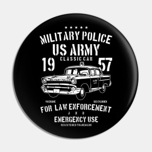 Military Police Vintage Design Pin