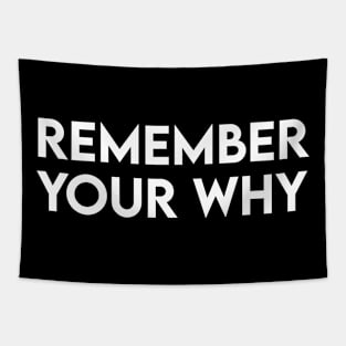 Remember your why Tapestry