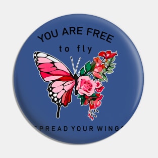 you are free to fly Pin