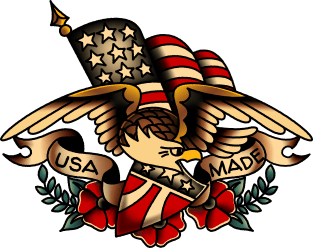 USA Made Banner Graphic Magnet