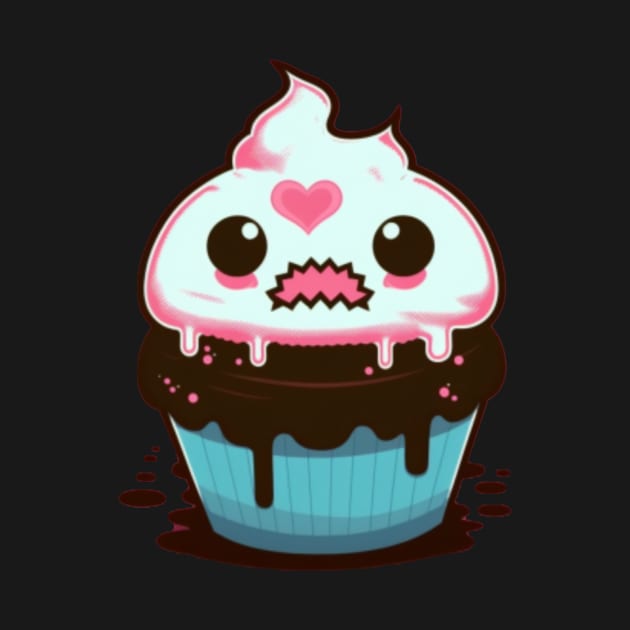 Kawaii Evil Cupcake by Pixy Official