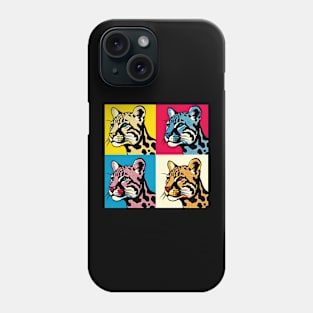 Ocelot Odyssey: A Pop Art Jungle Journey Phone Case