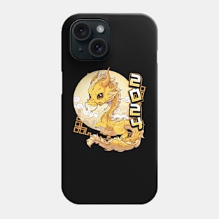 Chinese New Year 2024 Cute Moon Dragon Phone Case