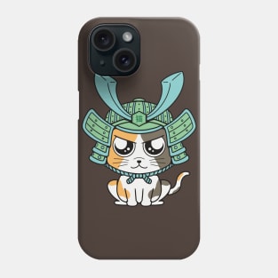 Samurai cat Phone Case