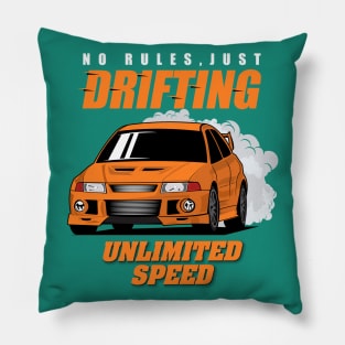 Lancer Evo VI - Unlimited Speed Pillow
