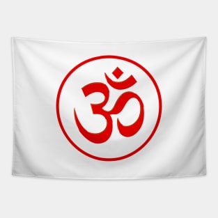 Om Symbol Spiritual Aum sign Tapestry