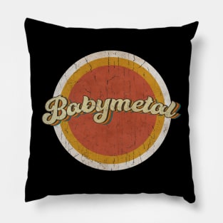 circle vintage Babymetal Pillow