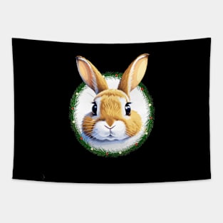 Christmas bunny Tapestry