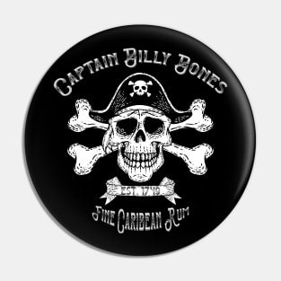 Billy Bones Fine Caribbean Rum Pin