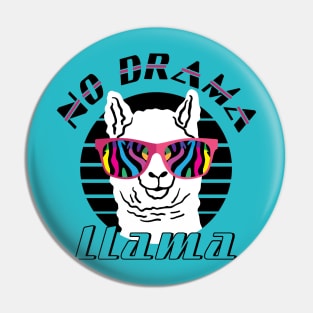 No Drama Llama Pin