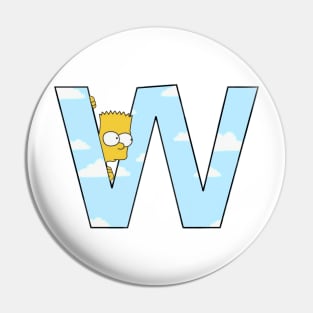 Simpsons letter Pin