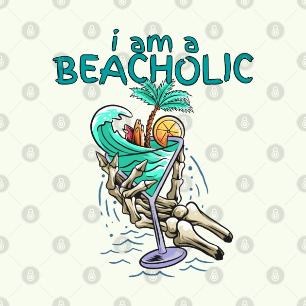 I Am A Beacholic by Oceanutz