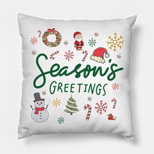 Season's Greetings Pillow