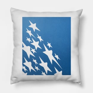 USA 1994 Retro Away Blue Denim Stars Pillow