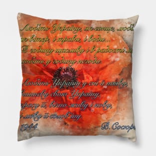 Ukrainian verse Pillow