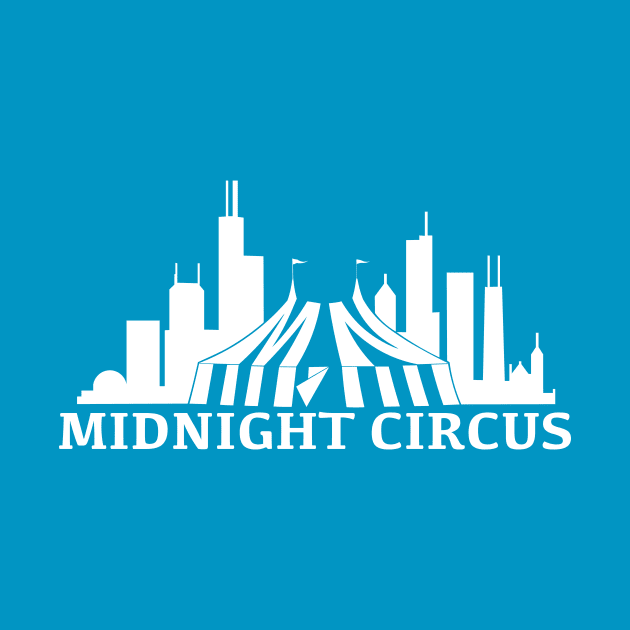 MC Chicago Skyline (white) by Kellin by Midnight Circus