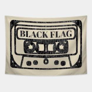 Black flag cassette Tapestry