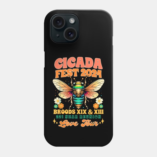 Cicada fest 2024 Brood xix Phone Case by Dreamsbabe