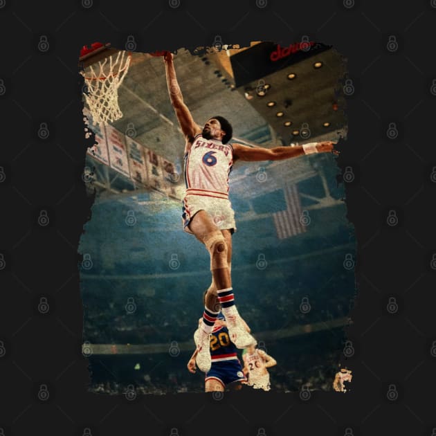 Vintage Basketball - Dr. J by Omeshshopart