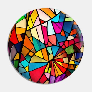 Stained Glass Pin