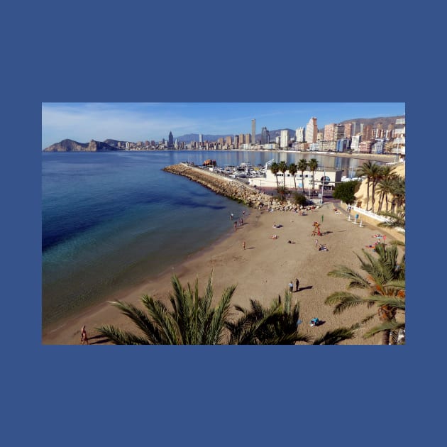 Benidorm Mal Pas Beach Costa Blanca Spain by AndyEvansPhotos