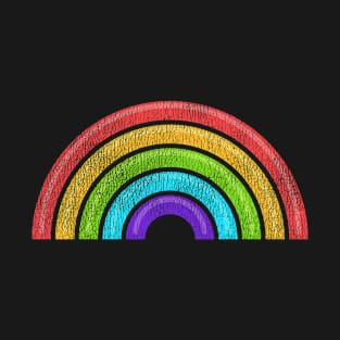 Retro Rainbow Gay Pride LGBT T-Shirt