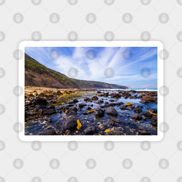 Fingal Beach, Cape Schanck, Mornington Peninsula, Victoria, Australia. Magnet by VickiWalsh