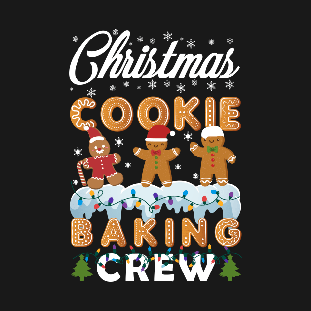 Christmas Lights Christmas Cookie Baking Crew by jodotodesign