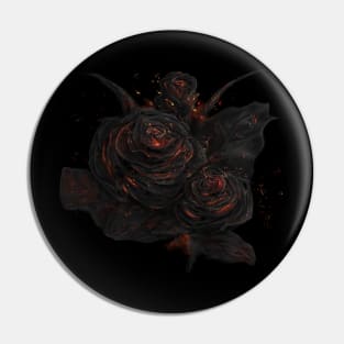 Sparkling roses - fire option Pin