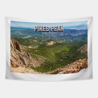 Pikes Peak Colorado Tapestry