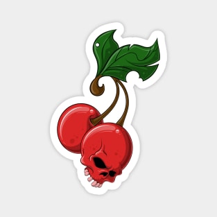 Cherry Skulls Magnet