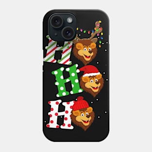 Lion Ho Ho Ho Christmas Phone Case