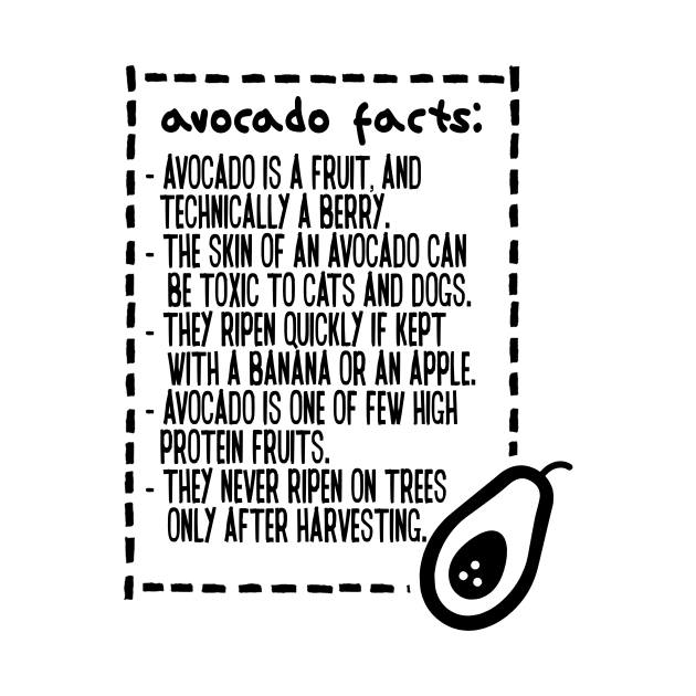 Avocado Toast Facts Funny Cute Vegan Graphic Gift Fun Meme by TellingTales