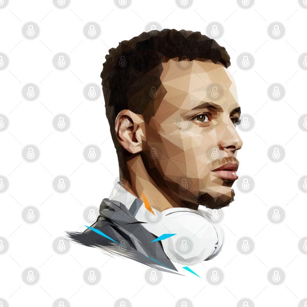 Stephen Curry low poly by pxl_g