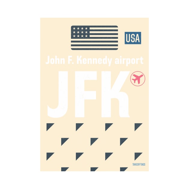 JFK airport sticker by Woohoo