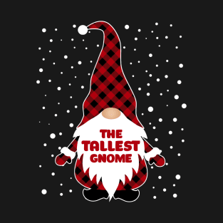 The Tallest Gnome Matching Family Christmas Pajama T-Shirt