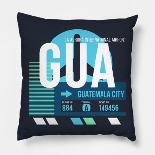 Guatemala City (GUA) Airport // Sunset Baggage Tag Pillow