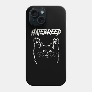 hatebreed and the cat Phone Case