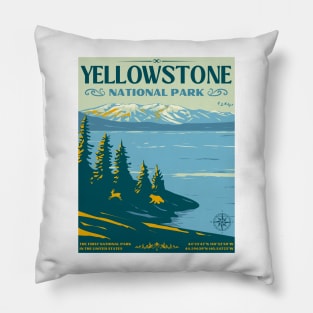 Yellowstone National Park Pillow