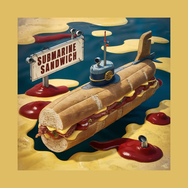 Submarine Sandwich by Dizgraceland