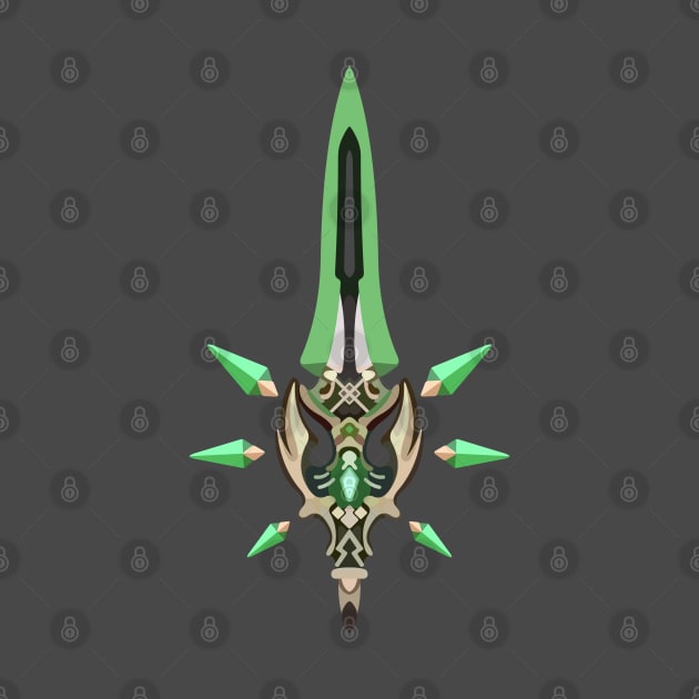 Jade Winged-Spear. [Genshin Impact] by Tad