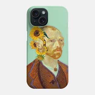 Surreal Symphony: Van Gogh's Sunflowers from a Severed Ear Phone Case