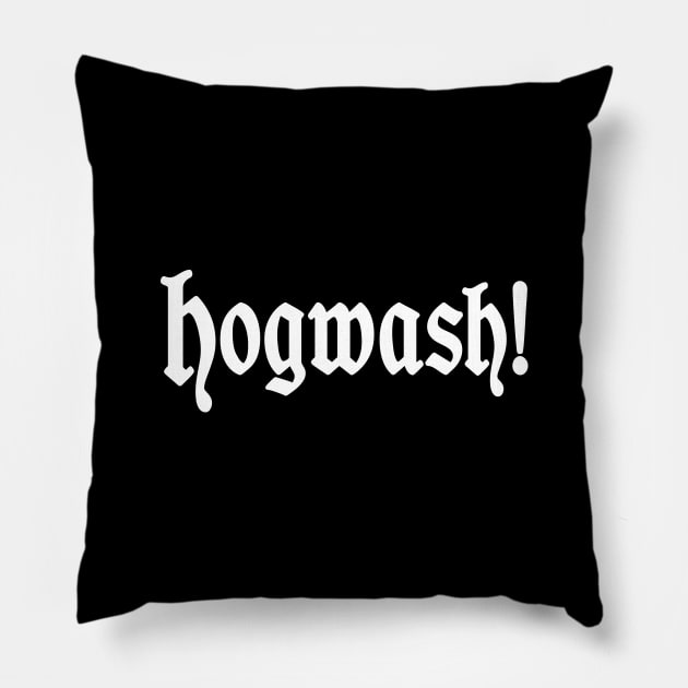 Hogwash! Pillow by tinybiscuits