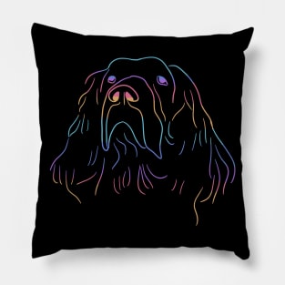 Colorful Gordon setter Pillow