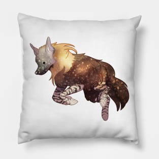 Cozy Brown Hyena Pillow