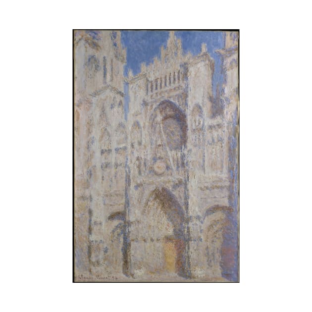 Rouen Cathedral: The Portal (Sunlight) by ClaudeMonet