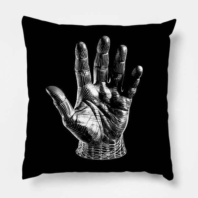 Hand Gesture Pillow by CatCoconut-Art